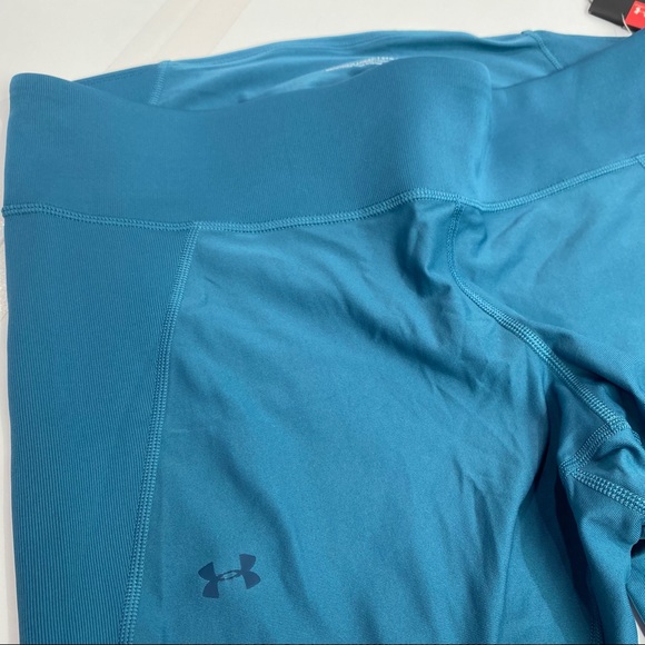 Under Armour women’s Sz XXL heat gear teal workout pants fitted leggings New - Picture 9 of 14